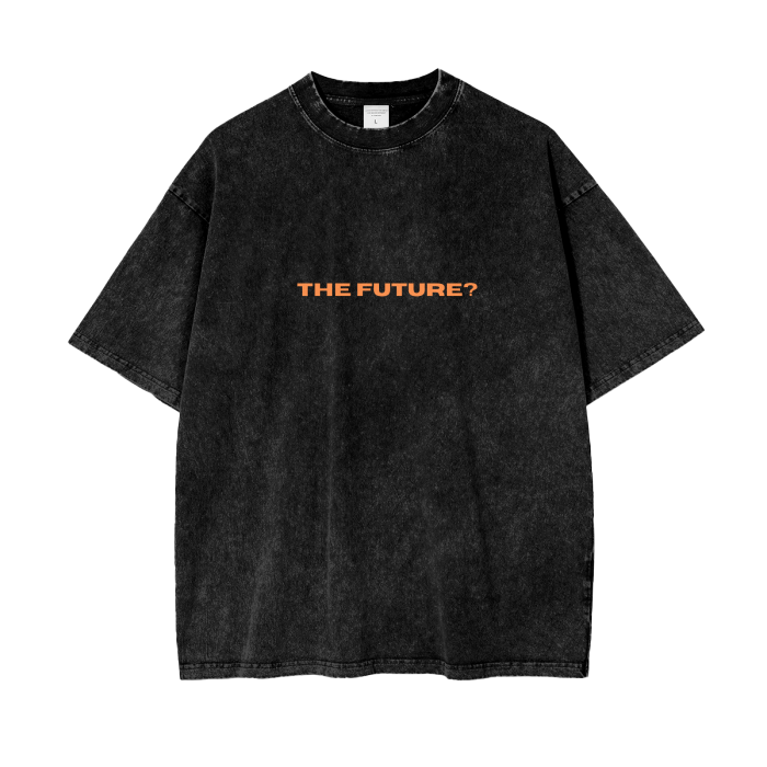 The Future? Orange and Black T (50% profits to missions)