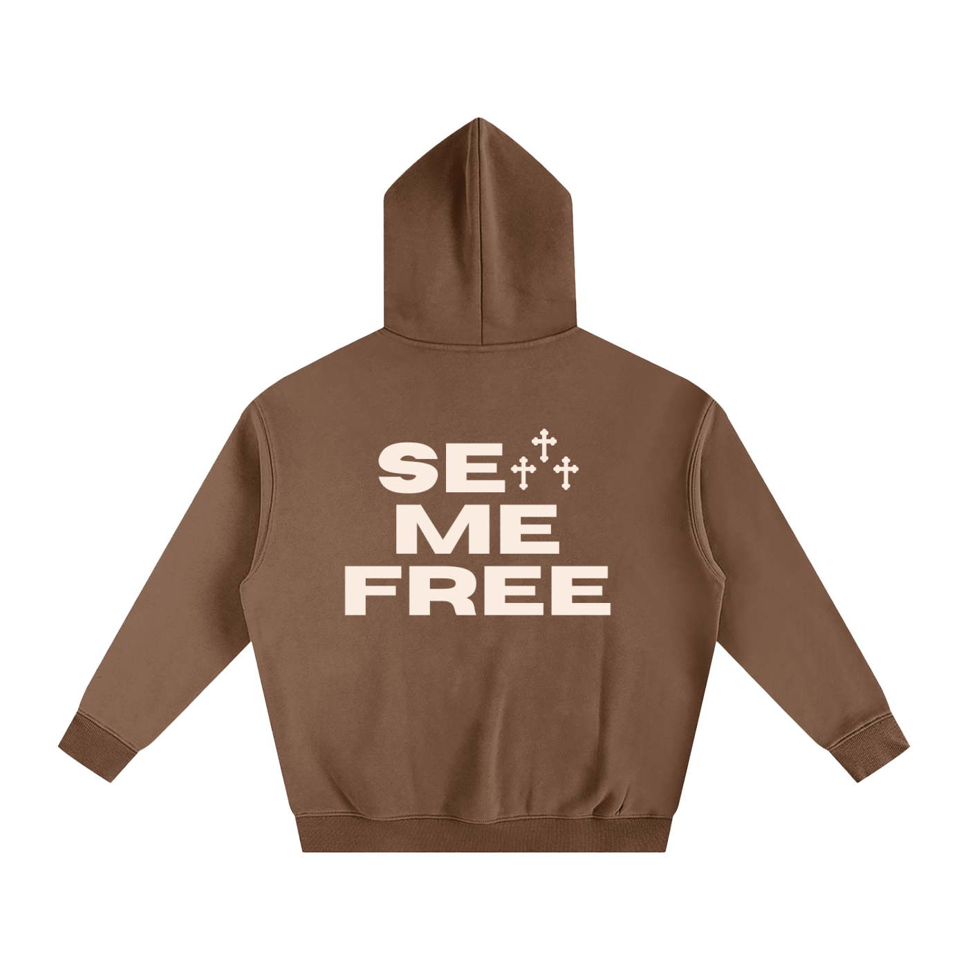 ALFE x Set Me Free Brown Hoodie